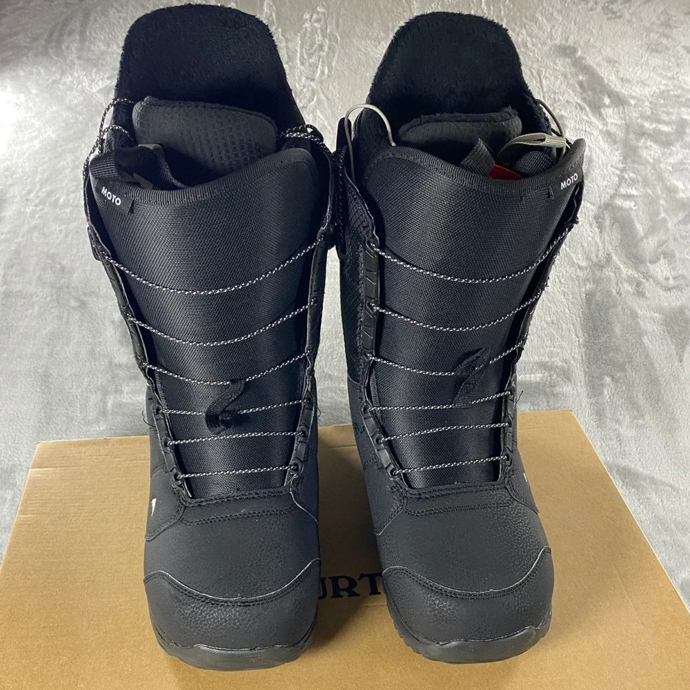 Burton Snowboard Boots Men 12 Black Moto Speedzone Lightweight 10436105001